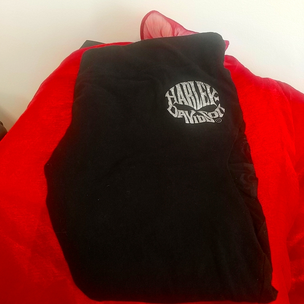Black Harley davidson leggings
